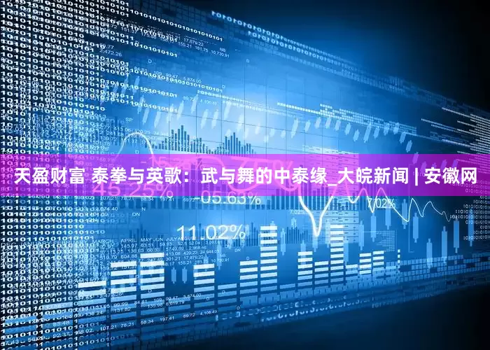 天盈财富 泰拳与英歌：武与舞的中泰缘_大皖新闻 | 安徽网